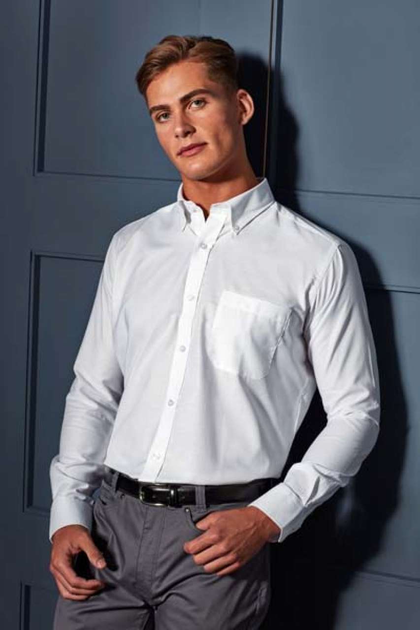 MEN’S LONG SLEEVE SIGNATURE OXFORD SHIRT