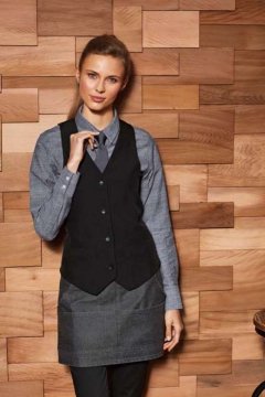 WOMEN'S LINED POLYESTER WAISTCOAT