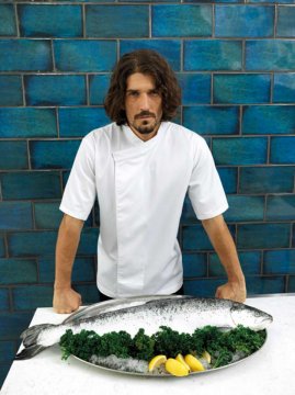 ‘CULINARY’ rövidujjú belebújos szakácskabát