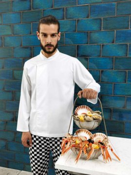 ‘CULINARY’ hosszúujjú belebújós szakácskabát