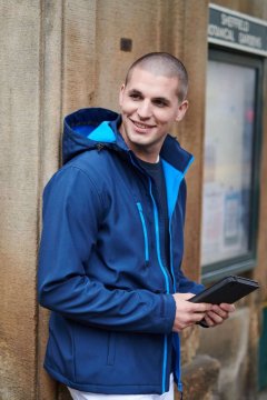 VENTURER 3 LAYER HOODED SOFTSHELL JACKET