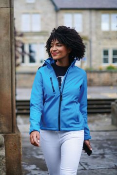 WOMEN'S VENTURER 3 LAYER HOODED SOFTSHELL JACKET
