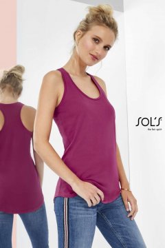 SOL'S MOKA - WOMEN’S RACER BACK TANK TOP