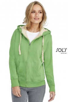 SOL'S SHERPA - UNISEX ZIPPED JACKET WITH 