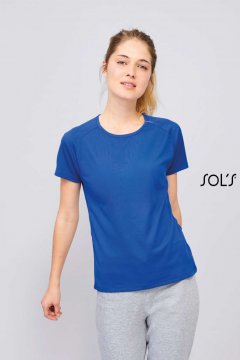 SOL'S SPORTY WOMEN - RAGLAN-SLEEVED T-SHIRT
