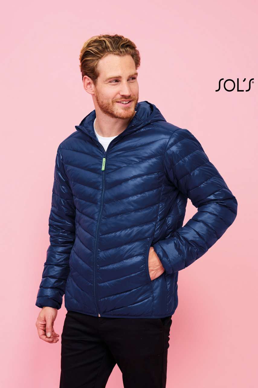 SOL'S RAY MEN - LIGHT HOODED DOWN JACKET