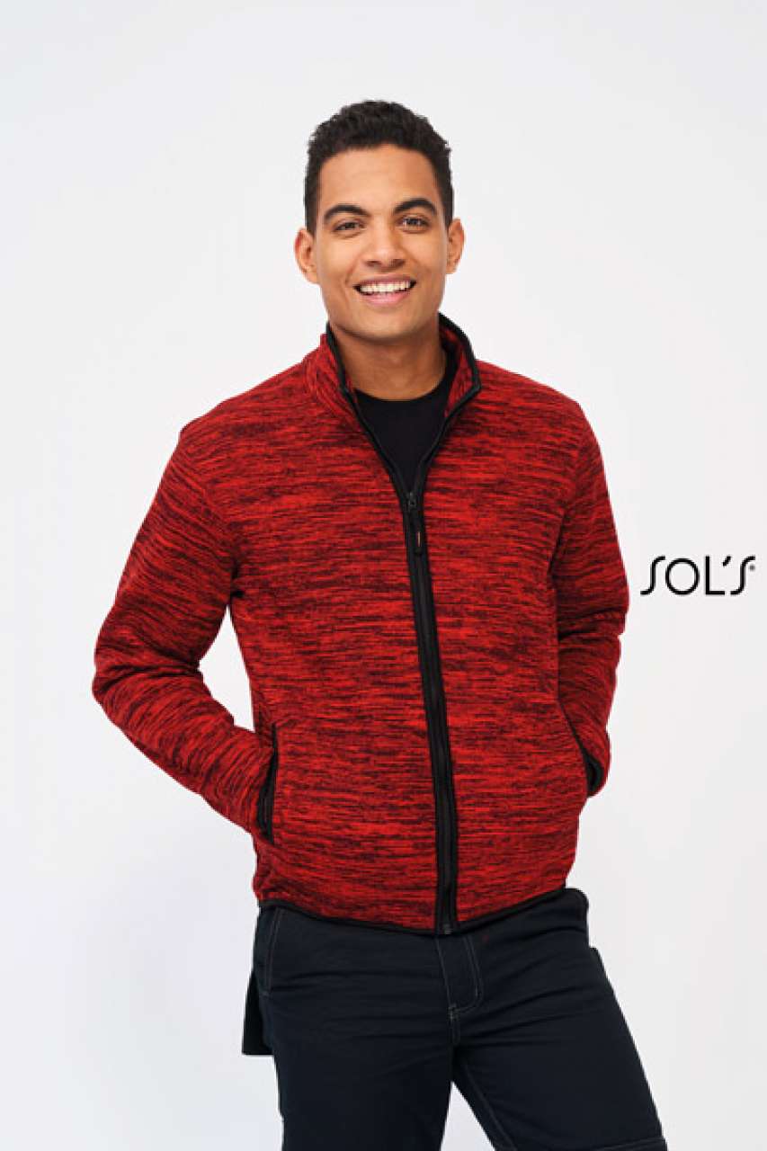 SOL'S TURBO - KNITTED FLEECE JACKET