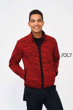 SOL'S TURBO - KNITTED FLEECE JACKET