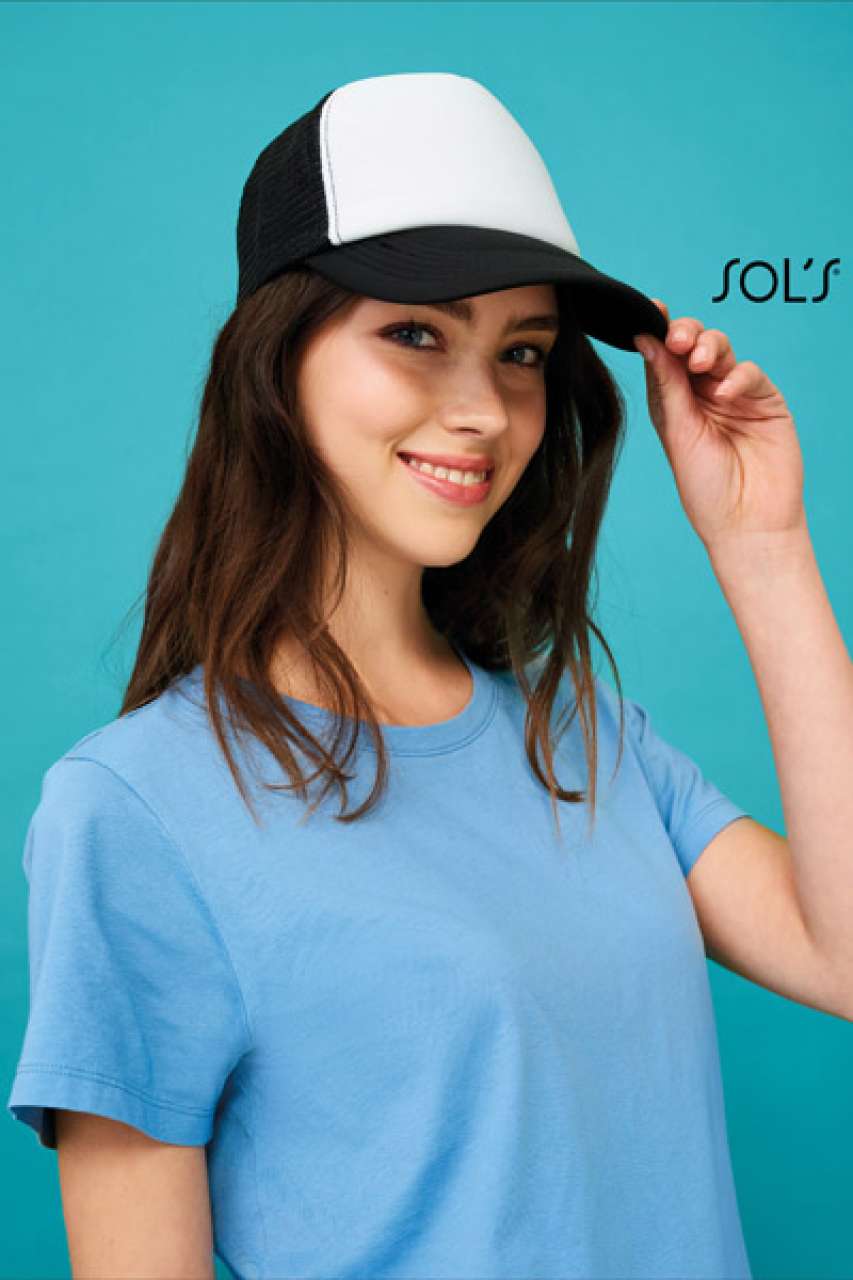 SOL'S BUBBLE - FIVE PANEL MESH CAP