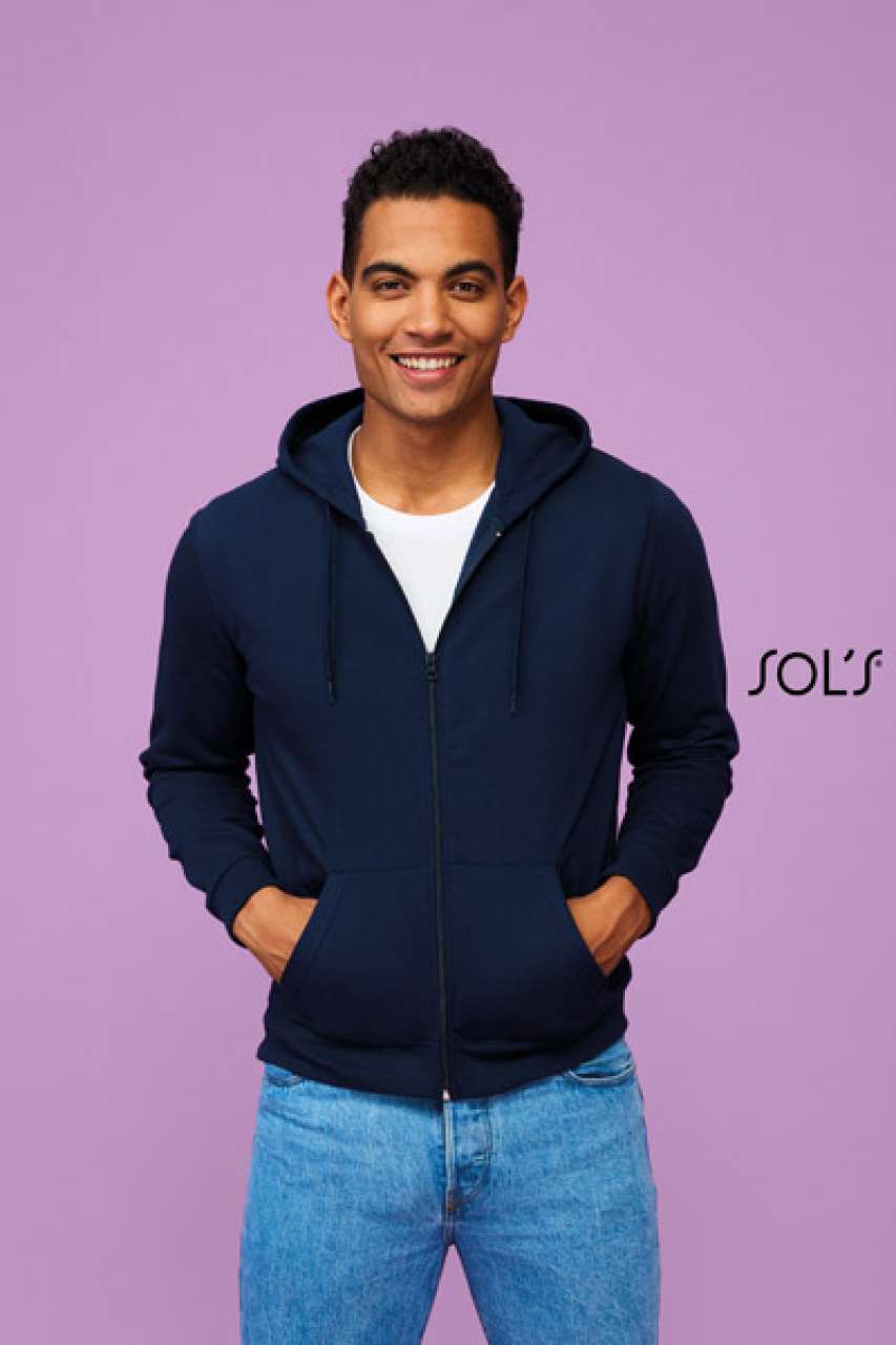SOL'S STONE - UNISEX ZIP HOODIE