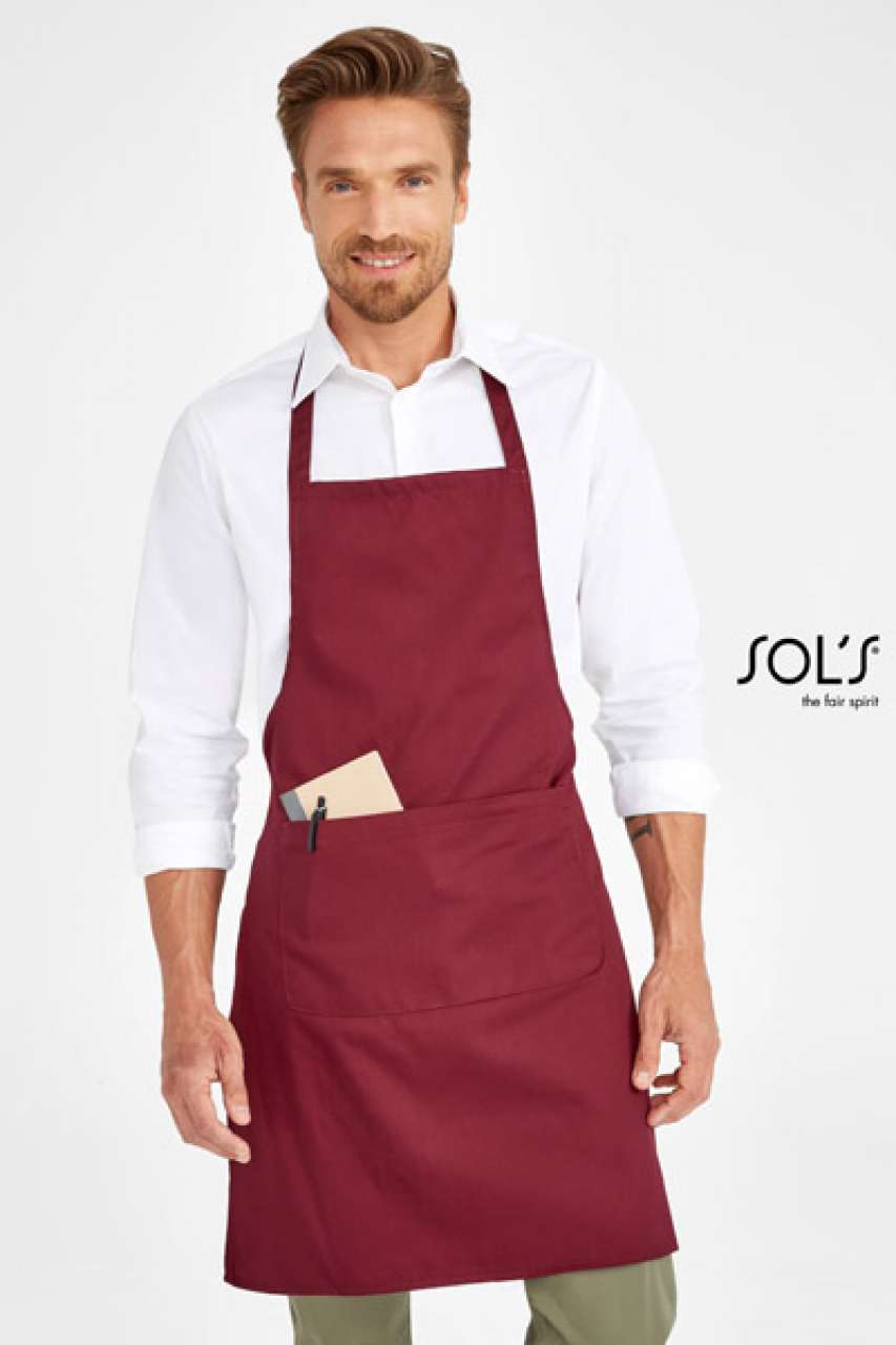 SOL'S GRAMERCY - LONG APRON WITH POCKET