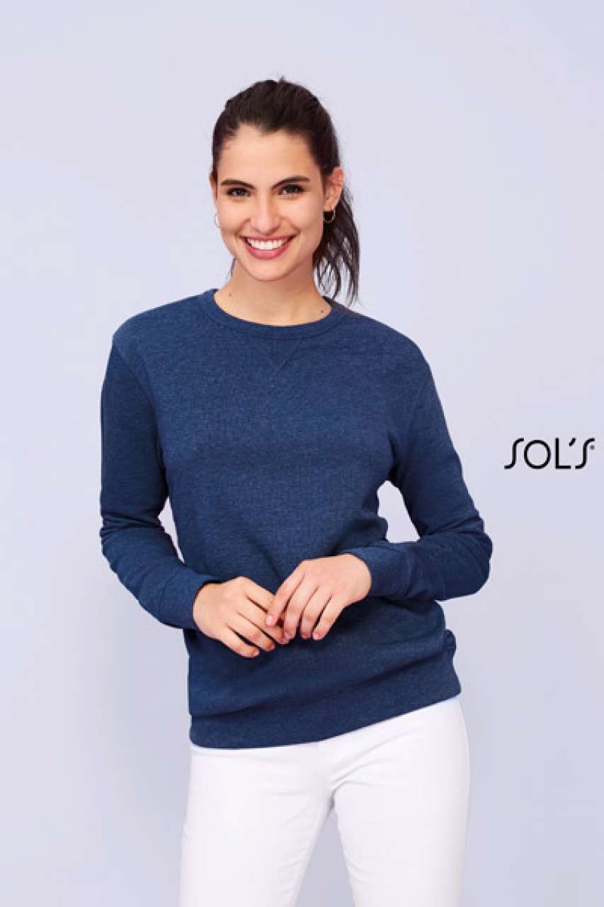 SOL'S SULLY WOMEN - ROUND-NECK SWEATSHIRT