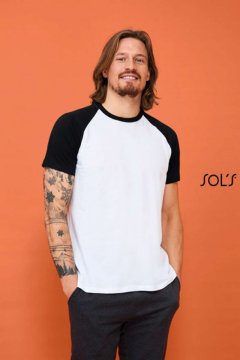 SOL'S FUNKY - MEN'S 2-COLOUR RAGLAN SLEEVES T-SHIRT