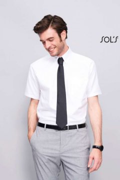 SOL'S BRISBANE - SHORT SLEEVE OXFORD MEN'S SHIRT