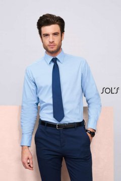 SOL'S BRIGHTON - LONG SLEEVE STRETCH MEN'S SHIRT