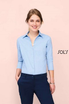SOL'S EFFECT - 3/4 SLEEVE STRETCH WOMEN'S SHIRT