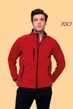SOL'S RELAX - MEN'S SOFTSHELL ZIPPED JACKET