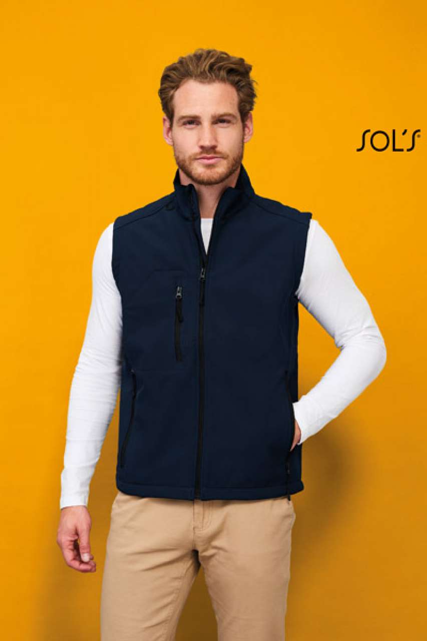 SOL'S RALLYE MEN - SLEEVELESS SOFTSHELL JACKET