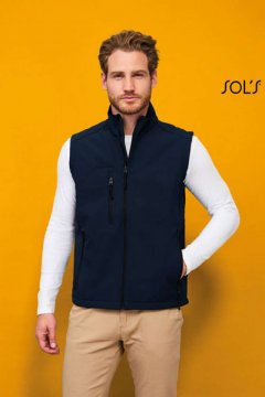 SOL'S RALLYE MEN - SLEEVELESS SOFTSHELL JACKET