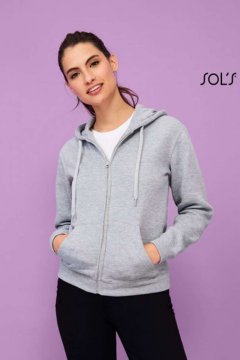 SOL'S SEVEN WOMEN - JACKET WITH LINED HOOD