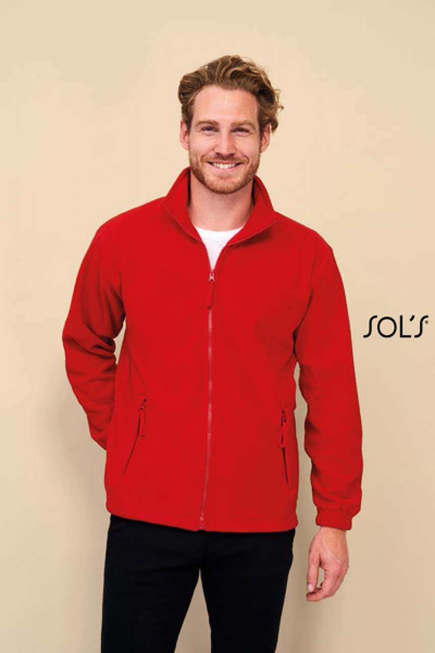 SOL'S NORTH MEN - ZIPPED FLEECE JACKET