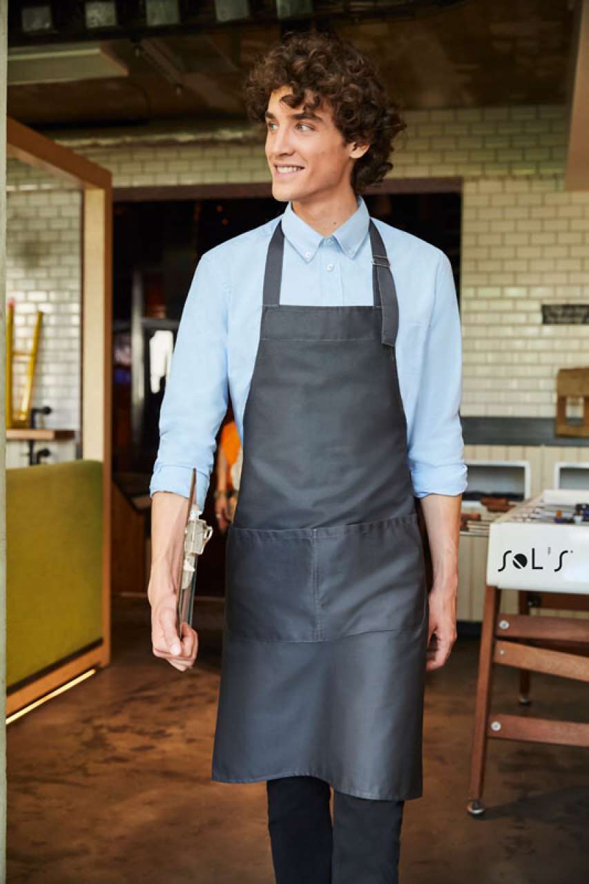 SOL'S GALA - LONG APRON WITH POCKETS