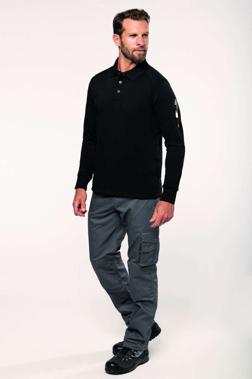 POLO NECK SWEATSHIRT