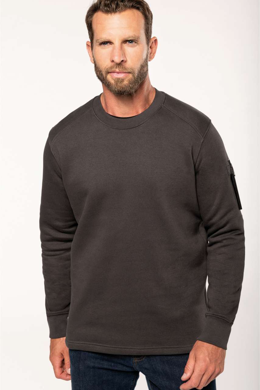 SET-IN SLEEVE SWEATSHIRT