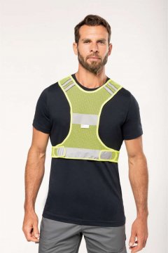 FLUORESCENT MESH SPORTS VEST